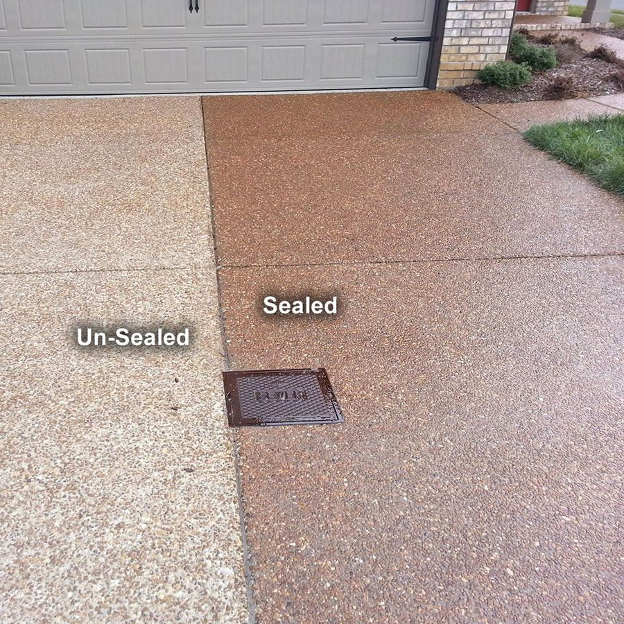 Concrete sealing service protecting driveways in Evansville, IN and Nashville, TN