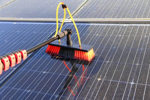 Solar panel cleaning service in Evansville, IN and Nashville, TN